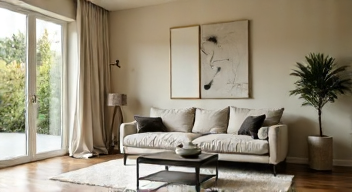 Die Proportionen im Wohnzimmer beachten (1/10)