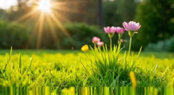 Einfluss der Rasenpflege auf das Wachstum im Frühling (2/10)