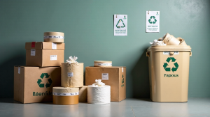 Klebeband und Altpapier: Recycling, Entsorgung und Umweltbewusstsein