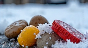 Perspektiven zu gefrorenem Müll und Abfallmanagement