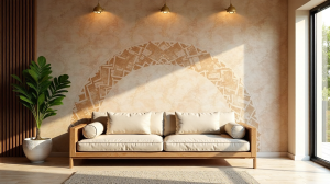 Wandgestaltung mit Rand: Kreativität, Technik und Raumwirkung vereint