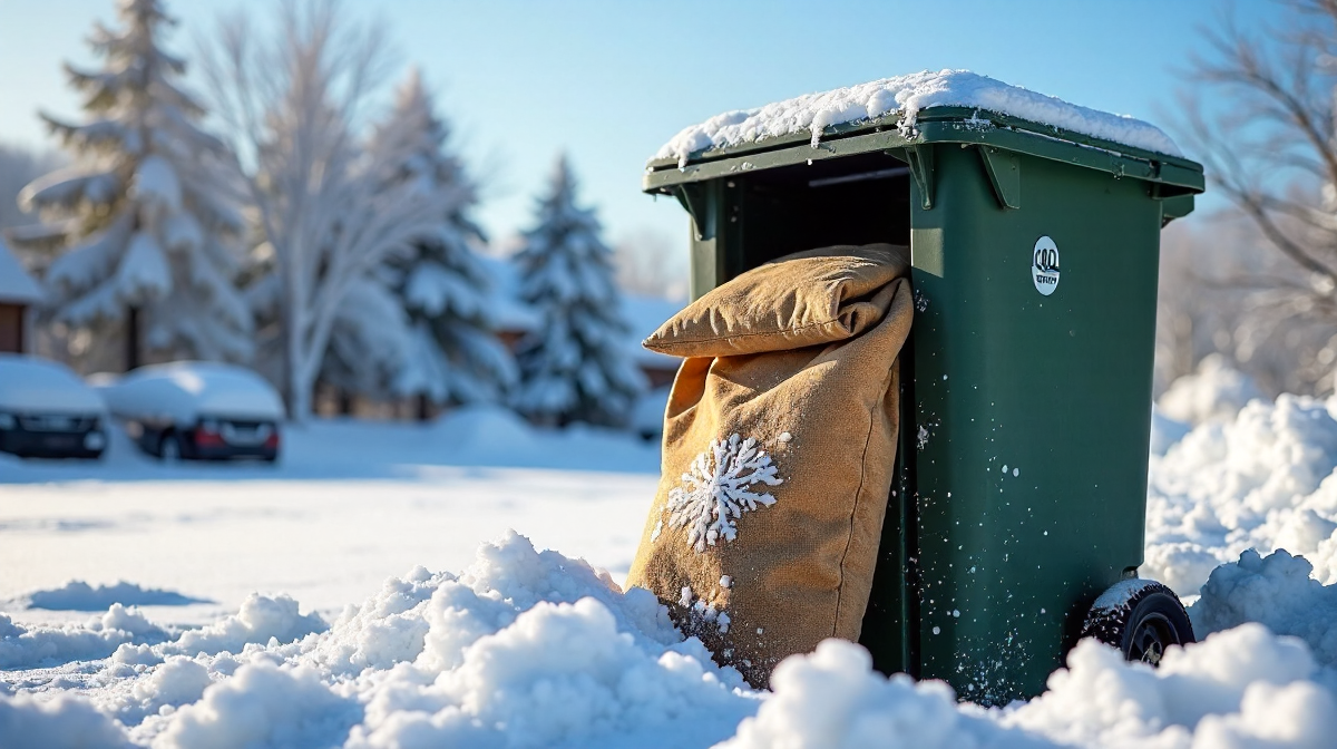Wie Du im Winter gefrorenen Müll in der Tonne vermeidest: Tipps und Tricks