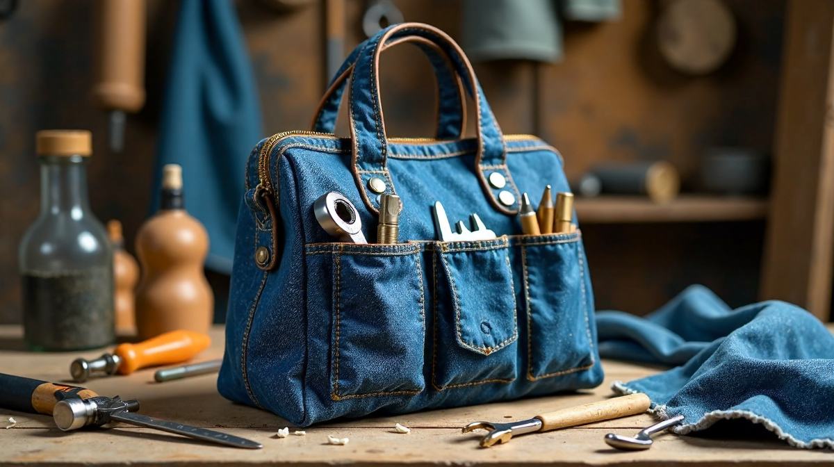 Die kreative Werkzeugtasche aus Jeans – DIY, Heimwerken, Nachhaltigkeit