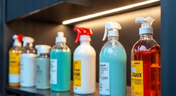 Die richtige Lagerung von Putzmitteln (4/10)