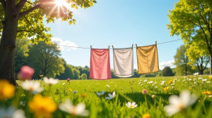 Frühling, Wäsche, Energie: Solltest du draußen trocknen?