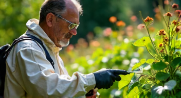 Ich bin ein Schädlingsbekämpfungsexperte und weiß, wie man die Pflanzen schützt.