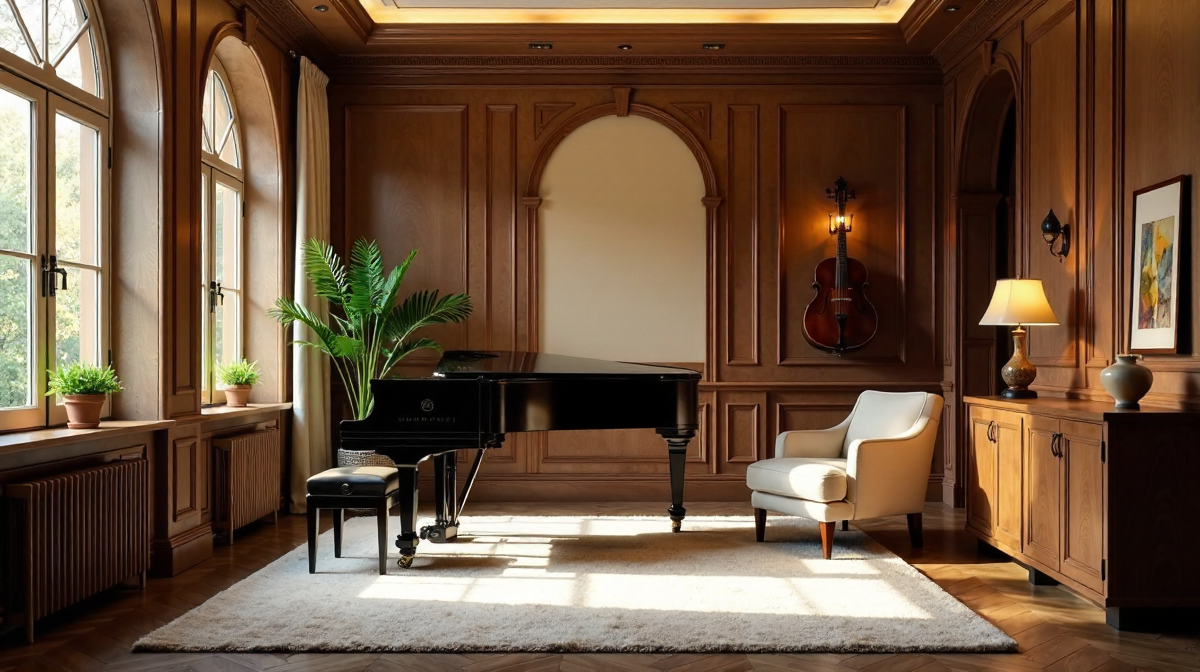 Musikzimmer gestalten: Akustik, Licht und Möblierung perfekt vereinen