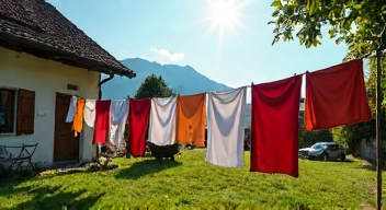 Soziale Aspekte des Wäsche-Trocknens (6/10)